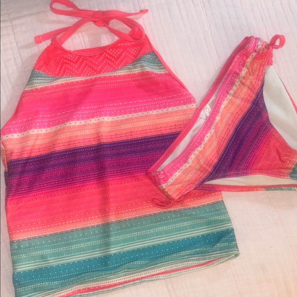 PSNY Size 10 Two Piece Tankini Bathing Suit